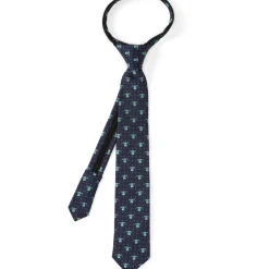BOY Star Wars The Child Dotted Navy Boy's Zipper Tie