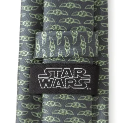 Star Wars The Child Grey Men's Tie