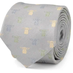 Star Wars The Child Grey Men's Tie