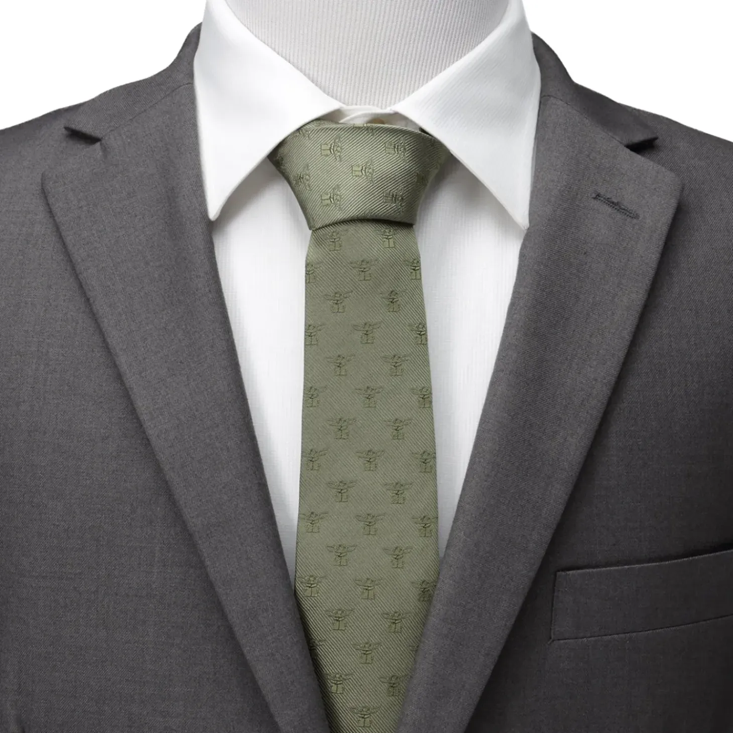 Star Wars The Child Sage Green Men's Tie