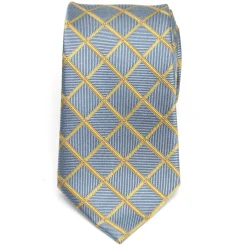Ox and Bull Trading Co. The Edward Tie (Gold Check Men's Tie)
