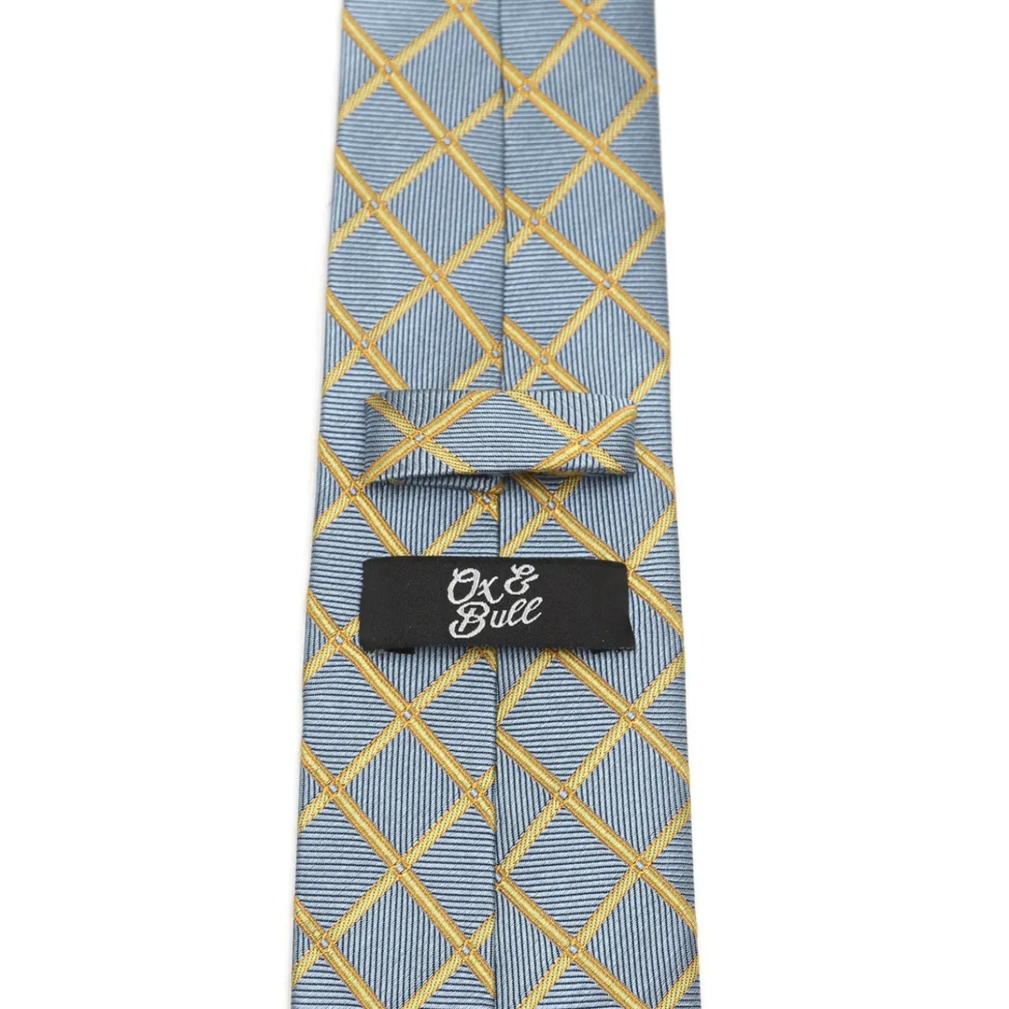Ox and Bull Trading Co. The Edward Tie (Gold Check Men's Tie)