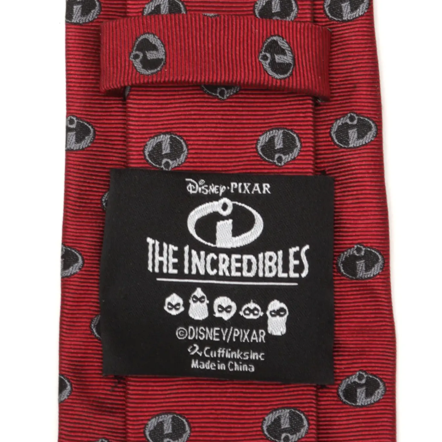 Disney The Incredibles Logo Red Men's Tie