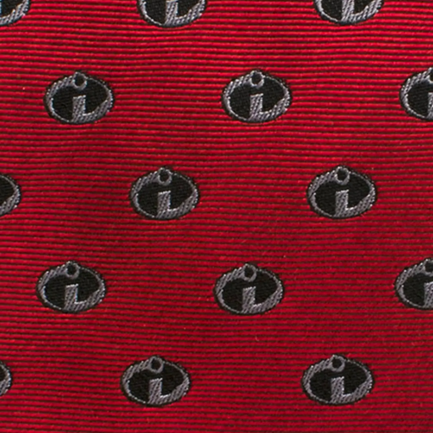 Disney The Incredibles Logo Red Men's Tie