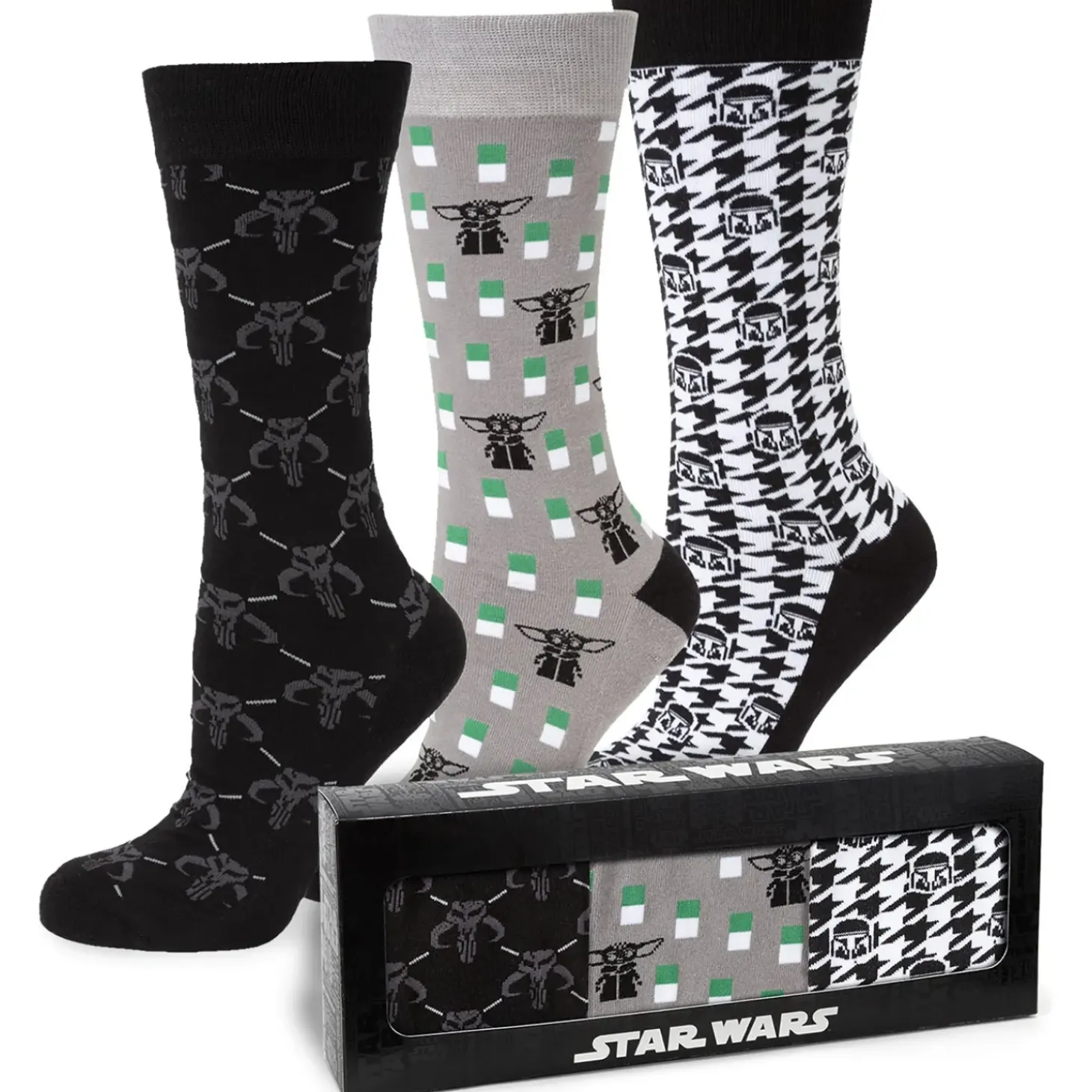 Star Wars The Mandalorian Gray and Black Gift Set