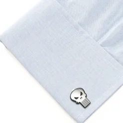 Marvel The Punisher Silver Cufflinks