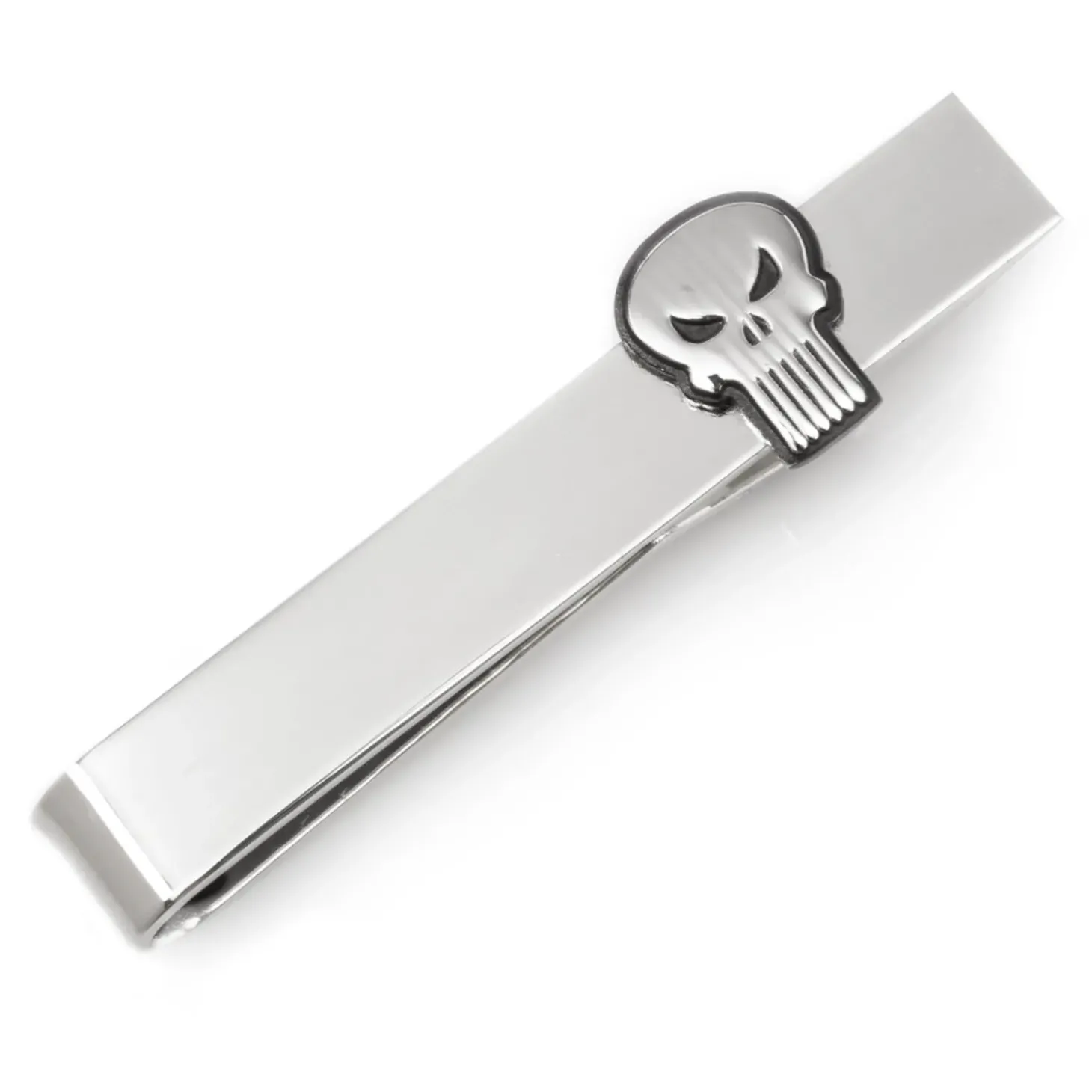 Marvel The Punisher Silver Tie Bar