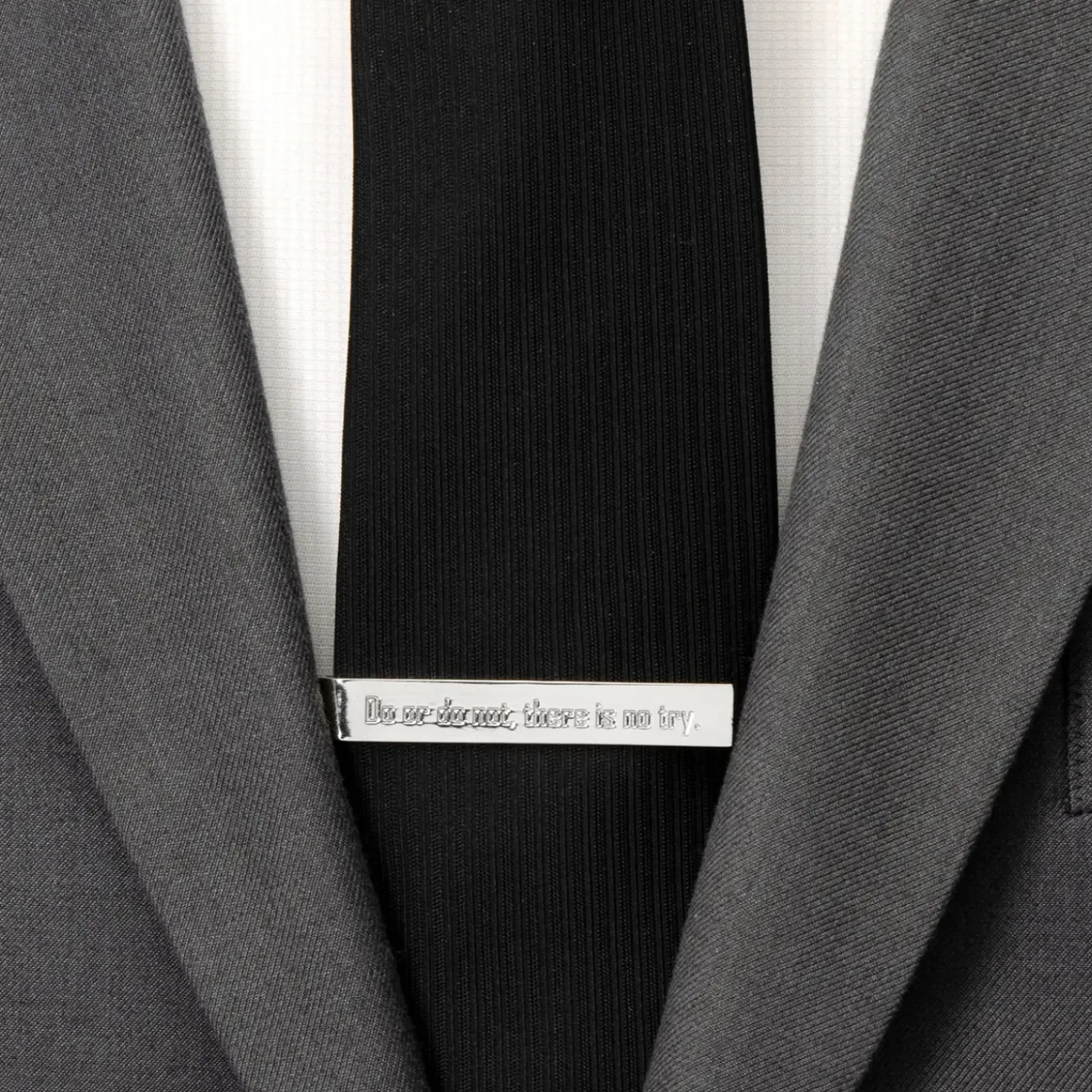 Star Wars There is No Try Yoda Message Tie Bar
