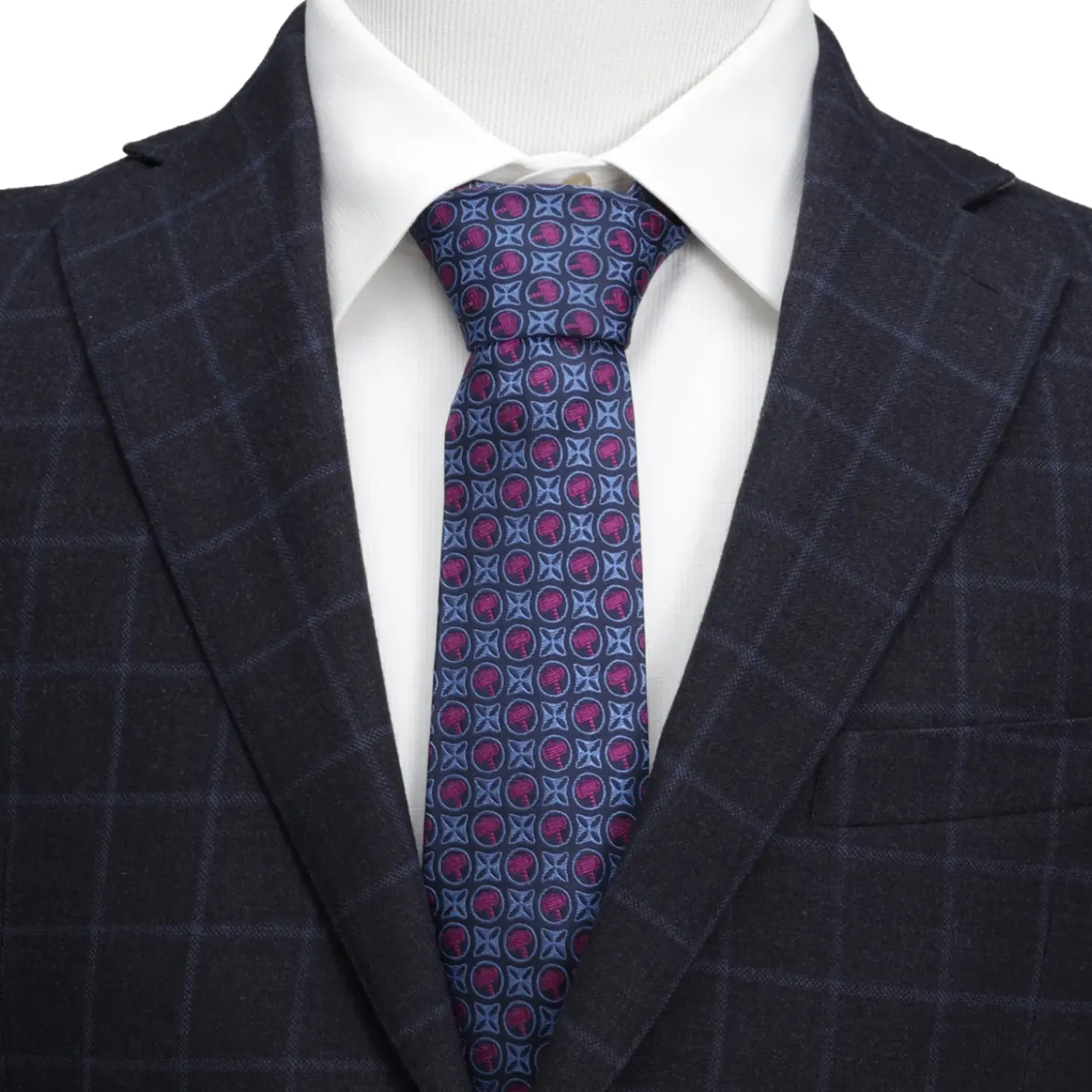 Marvel Thor Hammer Men's Tie