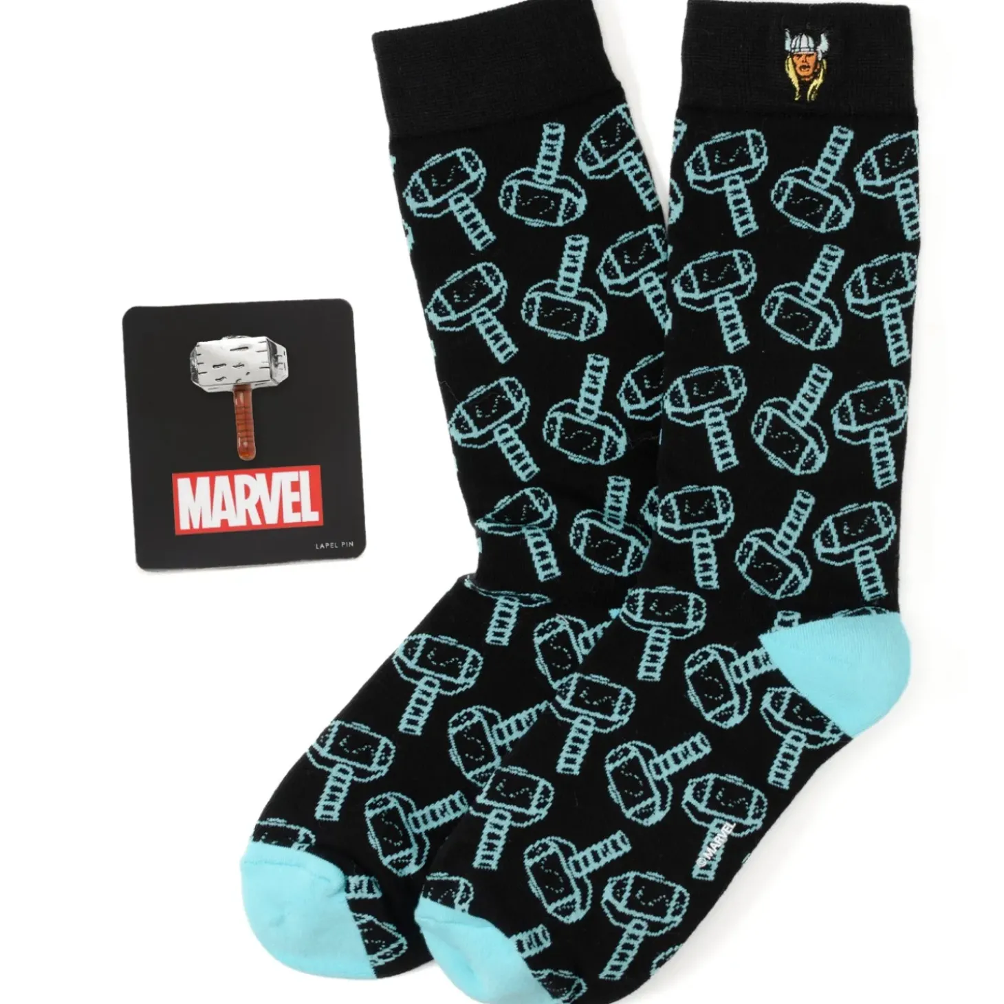 Marvel Thor Pattern Blue and Black Gift Set