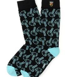Marvel Thor Pattern Blue/Black Socks