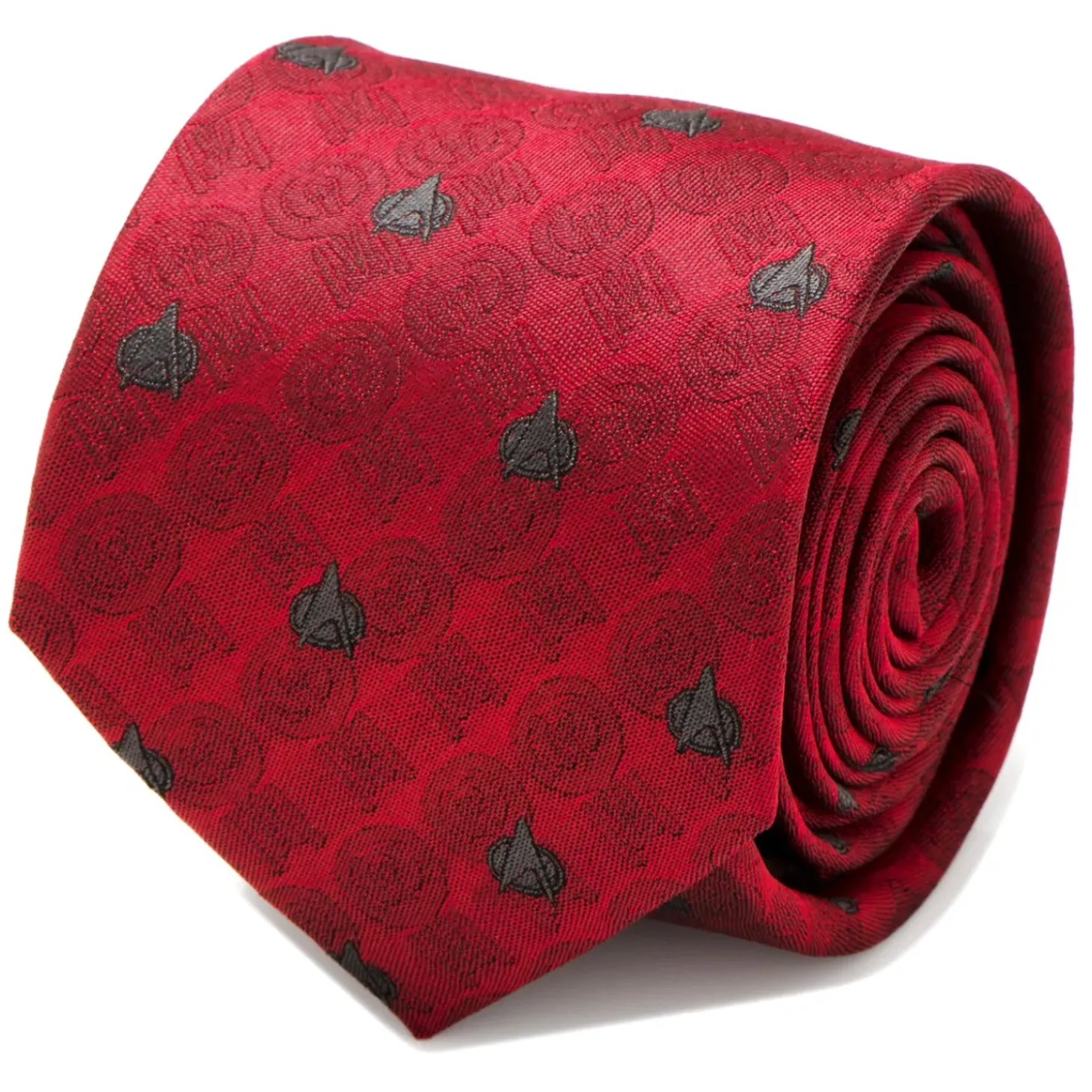 Star Trek TNG Red Delta Shield Men's Tie