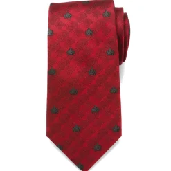Star Trek TNG Red Delta Shield Men's Tie