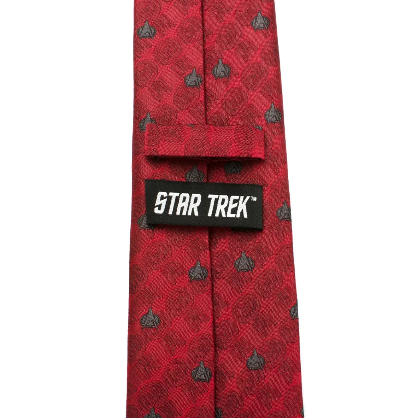 Star Trek TNG Red Delta Shield Men's Tie