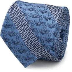 Disney Toy Story Icon Herringbone Stripe Blue Men's Tie