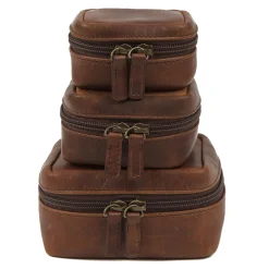 Moore & Giles TRAVEL POUCH LARGE BALDWIN OAK