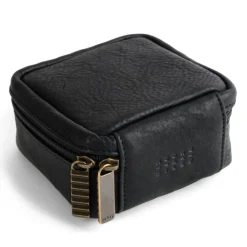 Moore & Giles TRAVEL POUCH LARGE SEVEN HILLS BLACK
