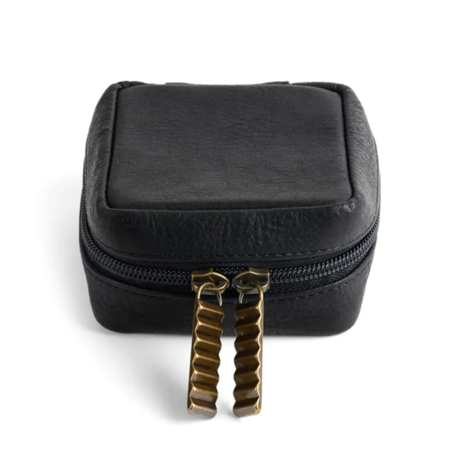 Moore & Giles TRAVEL POUCH MEDIUM SEVEN HILLS BLACK