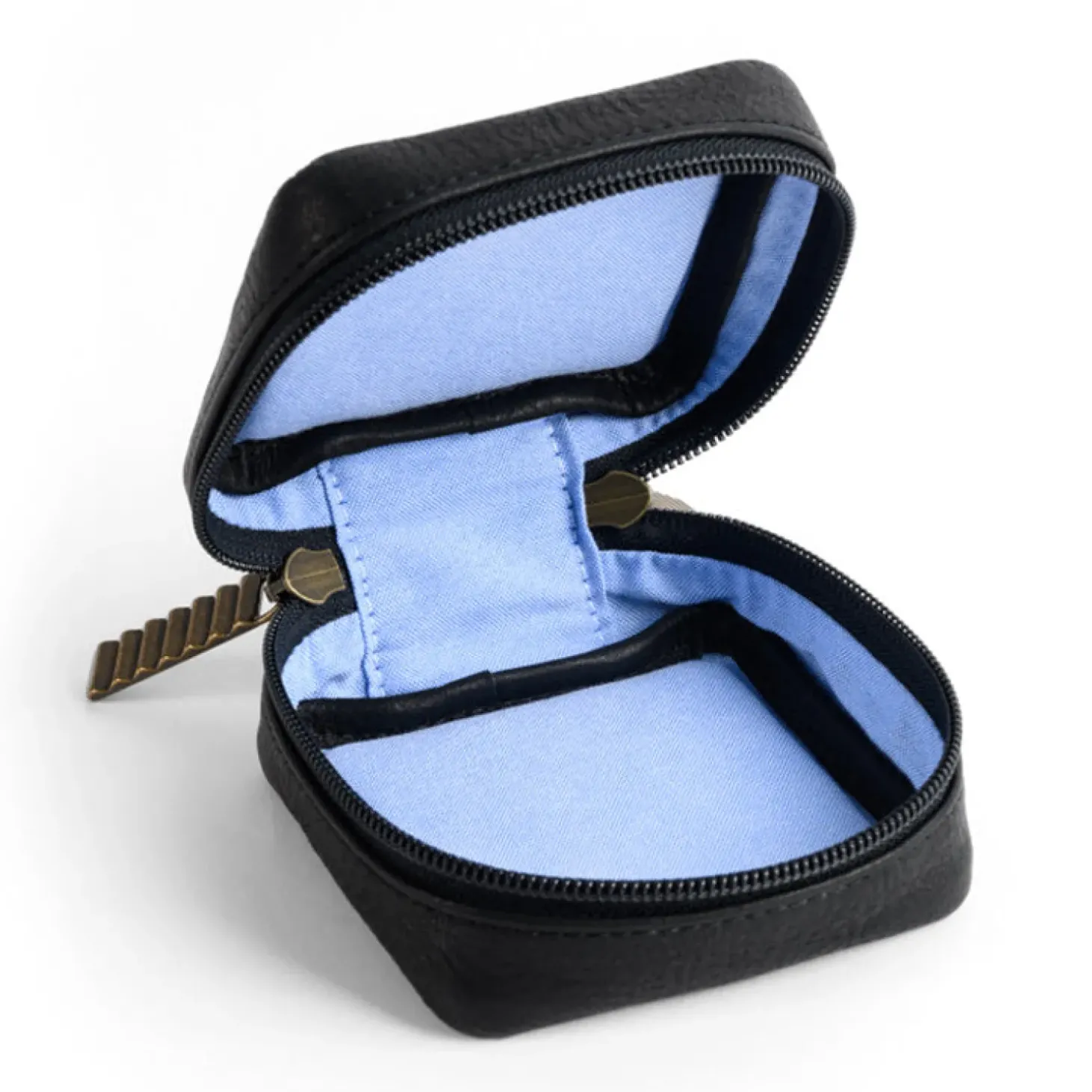 Moore & Giles TRAVEL POUCH MEDIUM SEVEN HILLS BLACK