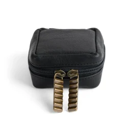 Moore & Giles TRAVEL POUCH SMALL SEVEN HILLS BLACK