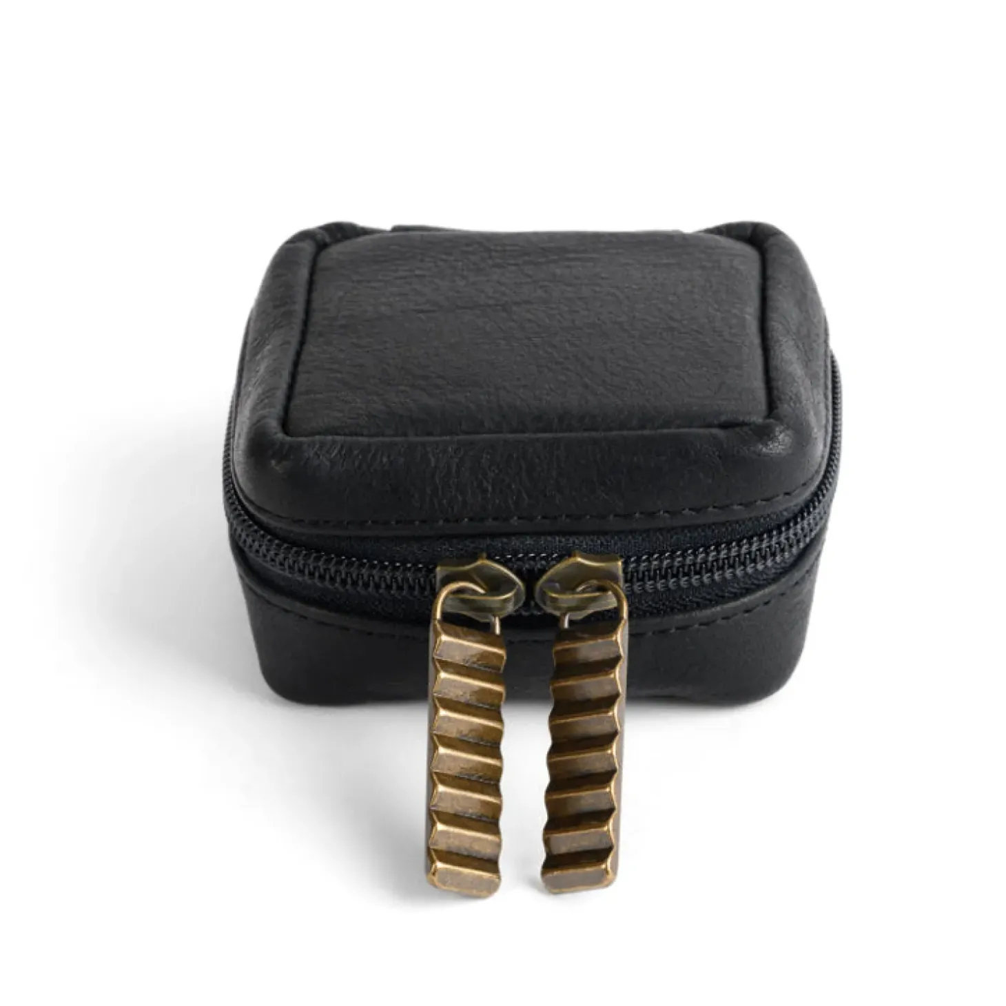 Moore & Giles TRAVEL POUCH SMALL SEVEN HILLS BLACK