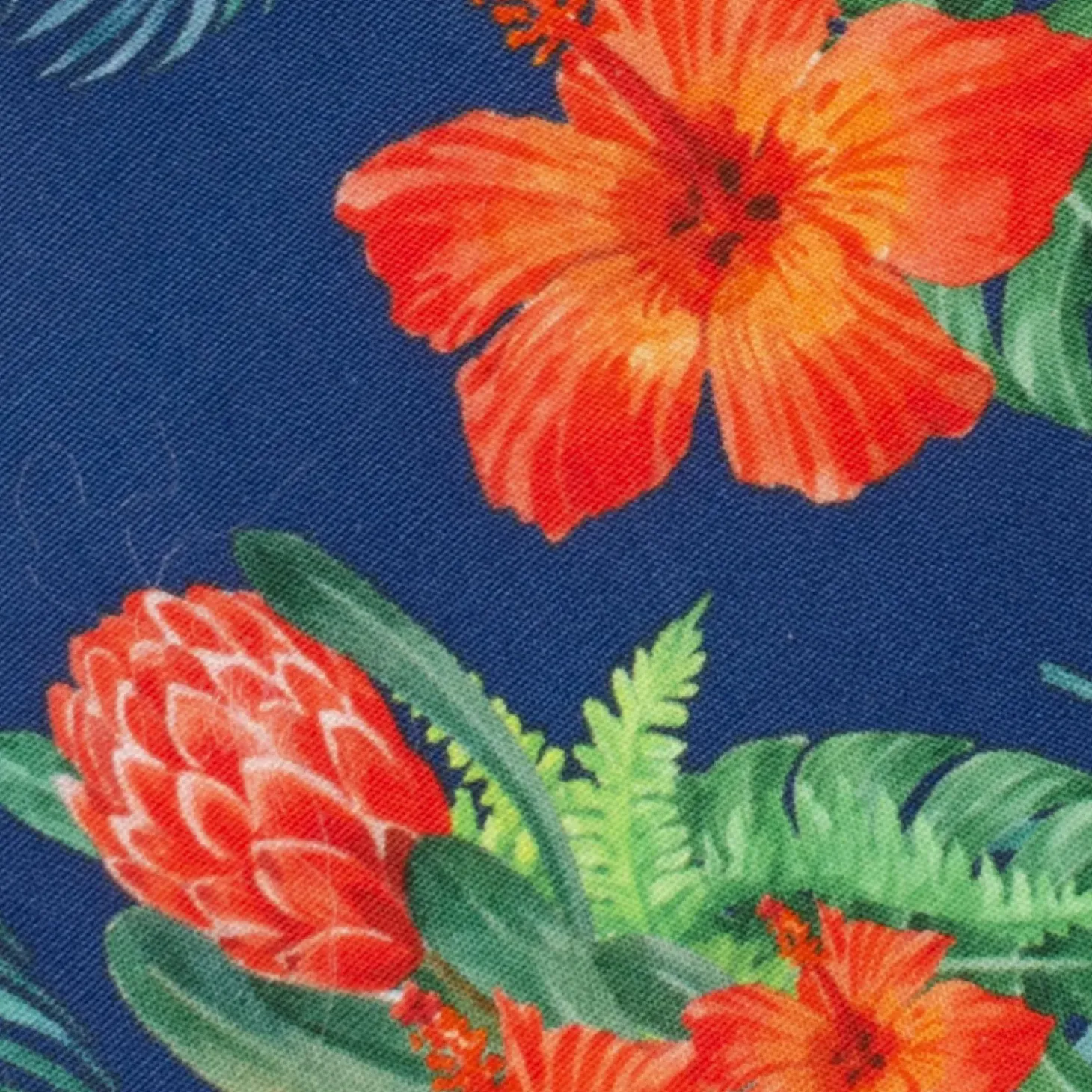 Cufflinks, Inc. Tropical Hibiscus Men's Navy Tie