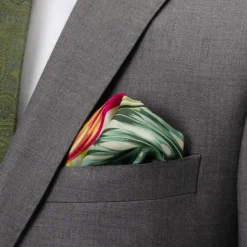 Ox and Bull Trading Co. Tropical Leaf Multi Pocket Square