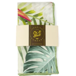 Ox and Bull Trading Co. Tropical Leaf Multi Pocket Square