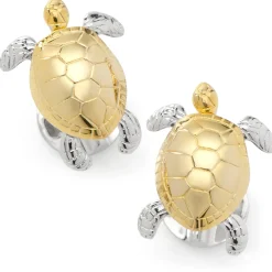 Ox and Bull Trading Co. Turtle Movement 3D Cufflinks