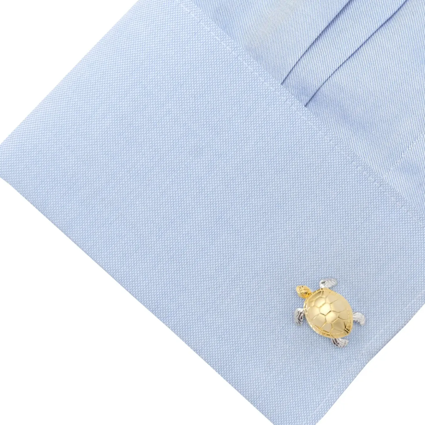 Ox and Bull Trading Co. Turtle Movement 3D Cufflinks