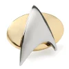 Star Trek Two Tone Delta Shield Lapel Pin