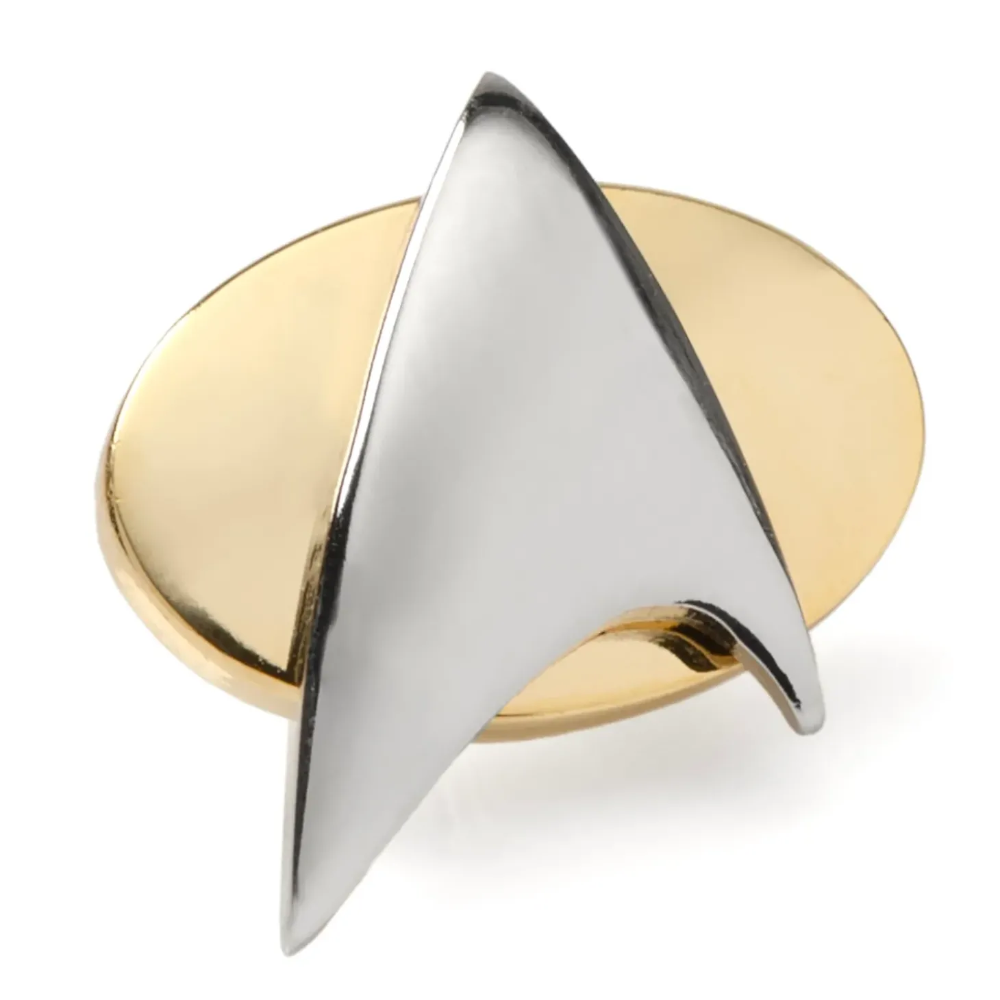 Star Trek Two Tone Delta Shield Lapel Pin