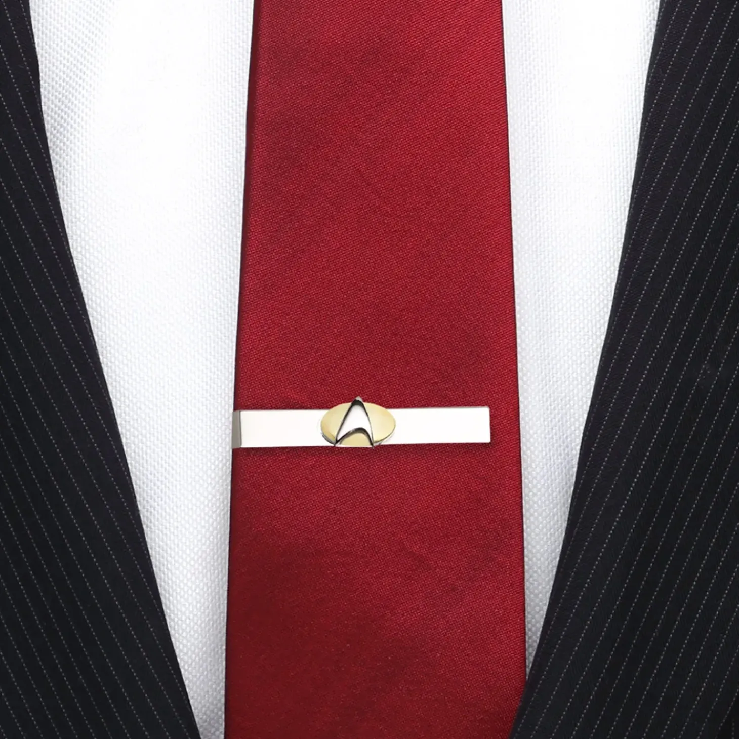 Star Trek Two Tone Delta Shield Tie Bar