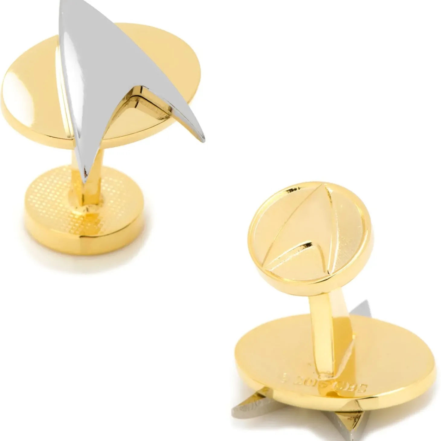 Star Trek Two Tone Delta Shield Cufflinks