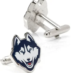 NCAA University of Connecticut Huskies Cufflinks