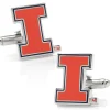 NCAA University of Illinois Fighting Illini Cufflinks