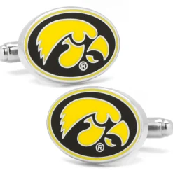 NCAA University of Iowa Hawkeyes Cufflinks