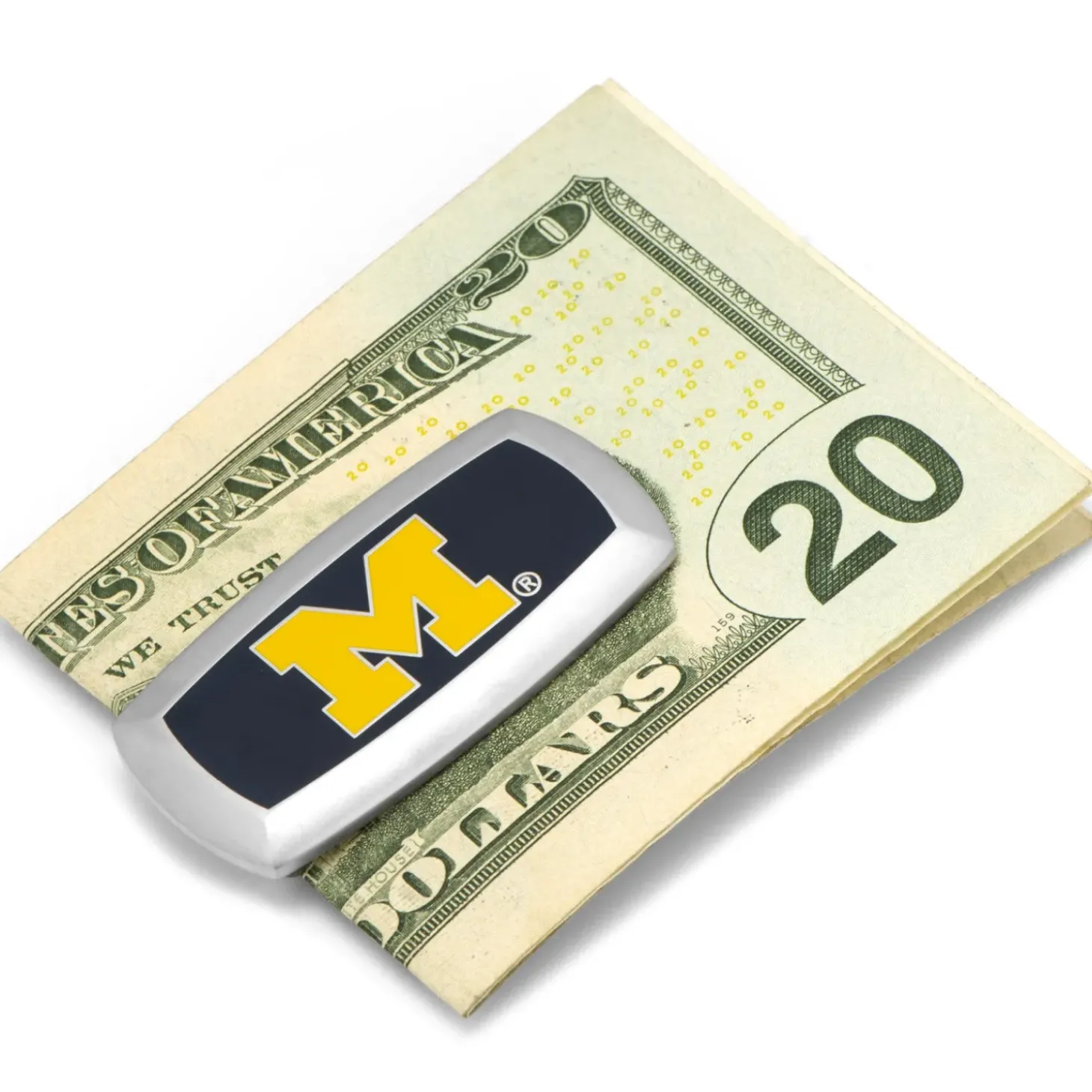 NCAA University of Michigan Wolverines Cushion Money Clip