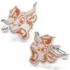 NCAA University of Texas Bevo Cufflinks