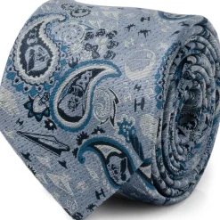 Star Wars Vader Blue Tonal Paisley Men's Tie