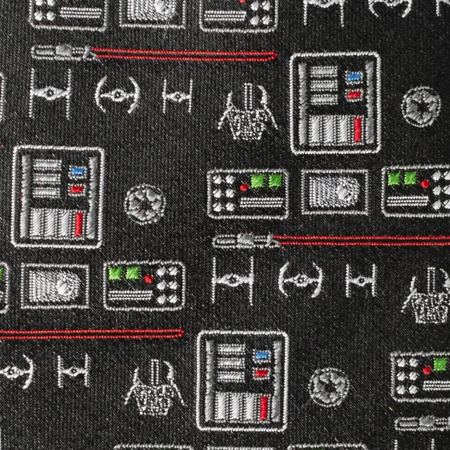 Star Wars Vader Chest Plate Patterned Men's Tie