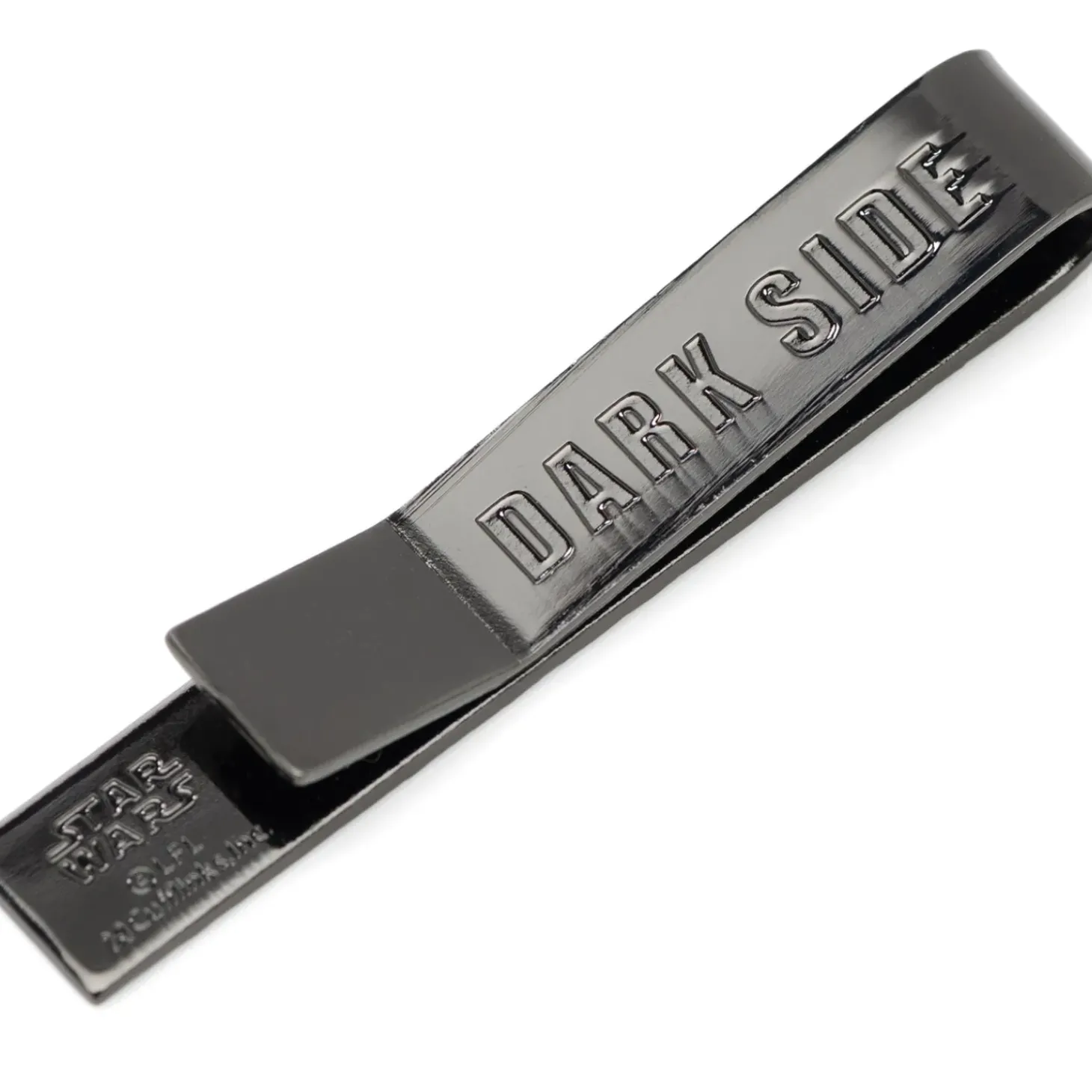 Star Wars Vader Lightsaber Hidden Message Black Tie Bar