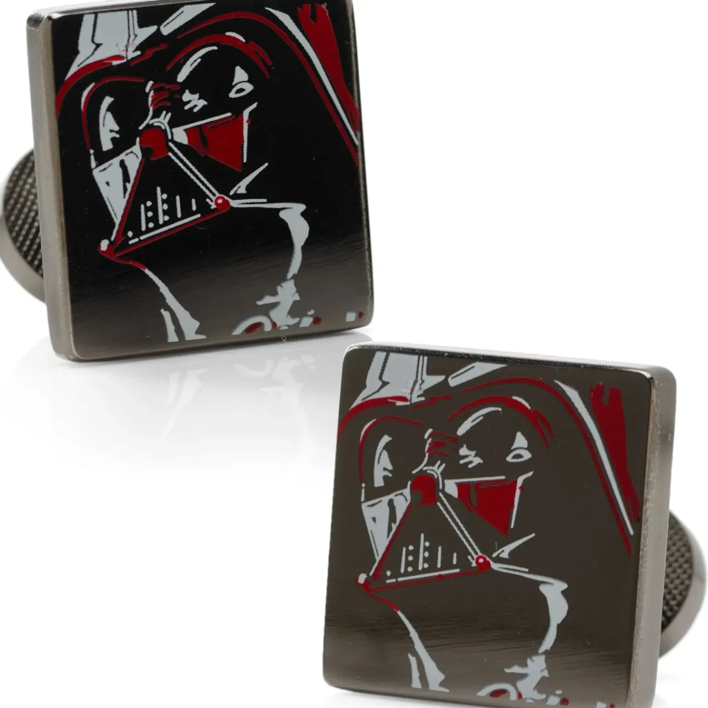 Star Wars Vader Painted Gunmetal Cufflinks