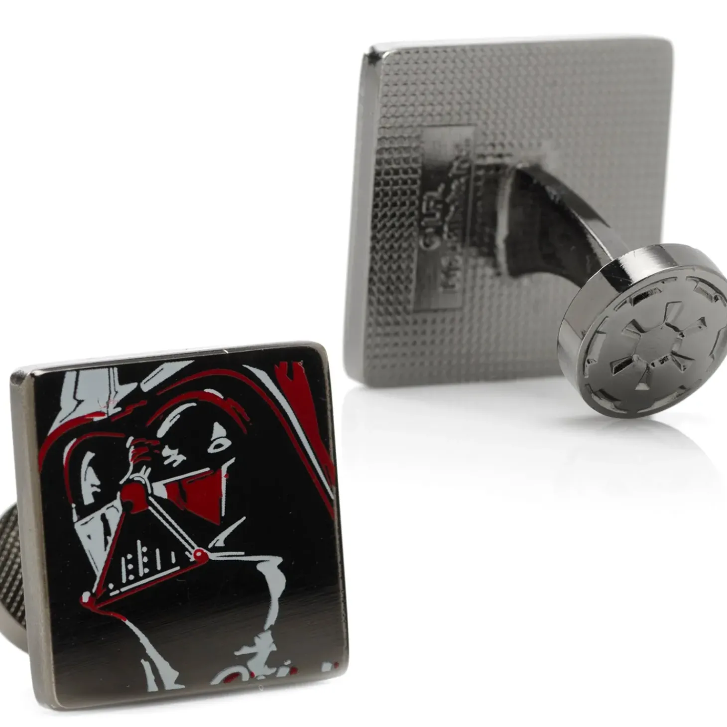 Star Wars Vader Painted Gunmetal Cufflinks