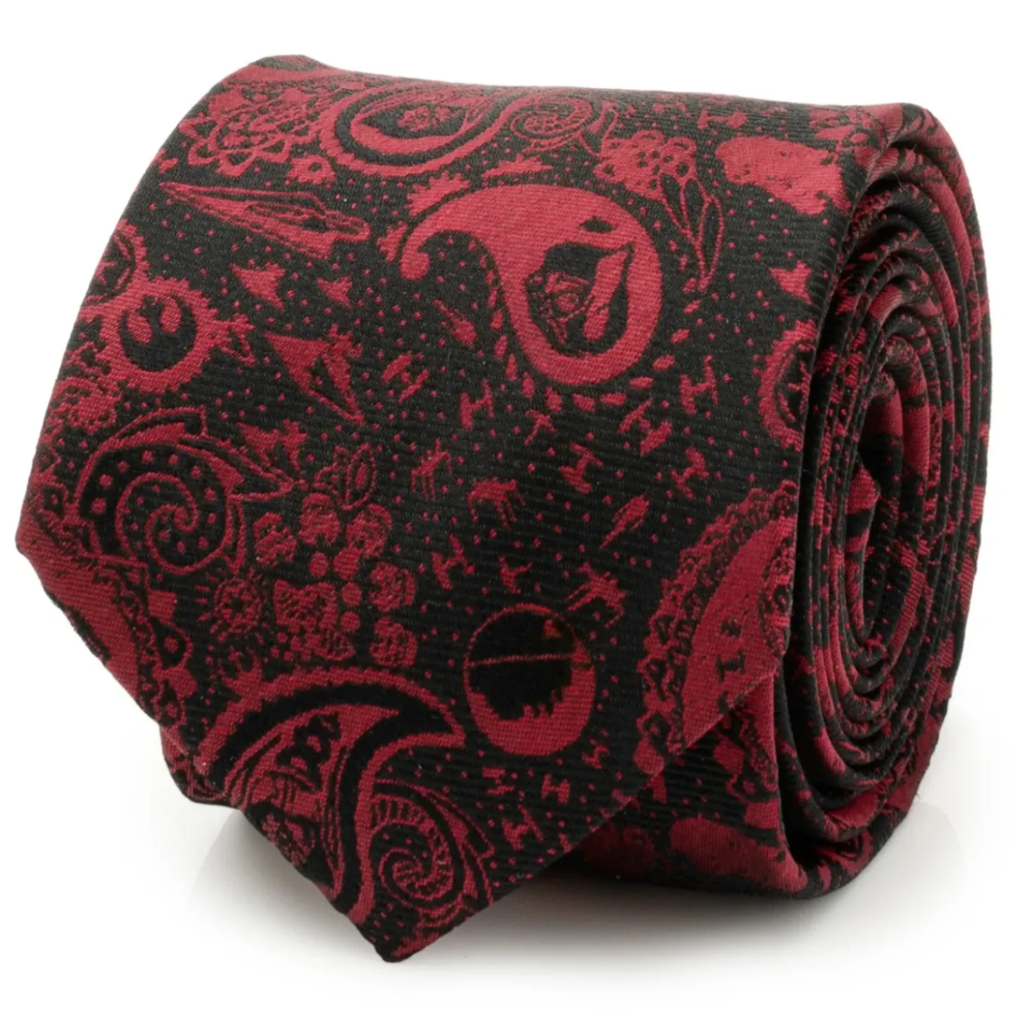 Star Wars Vader Paisley Black and Red Men's Tie