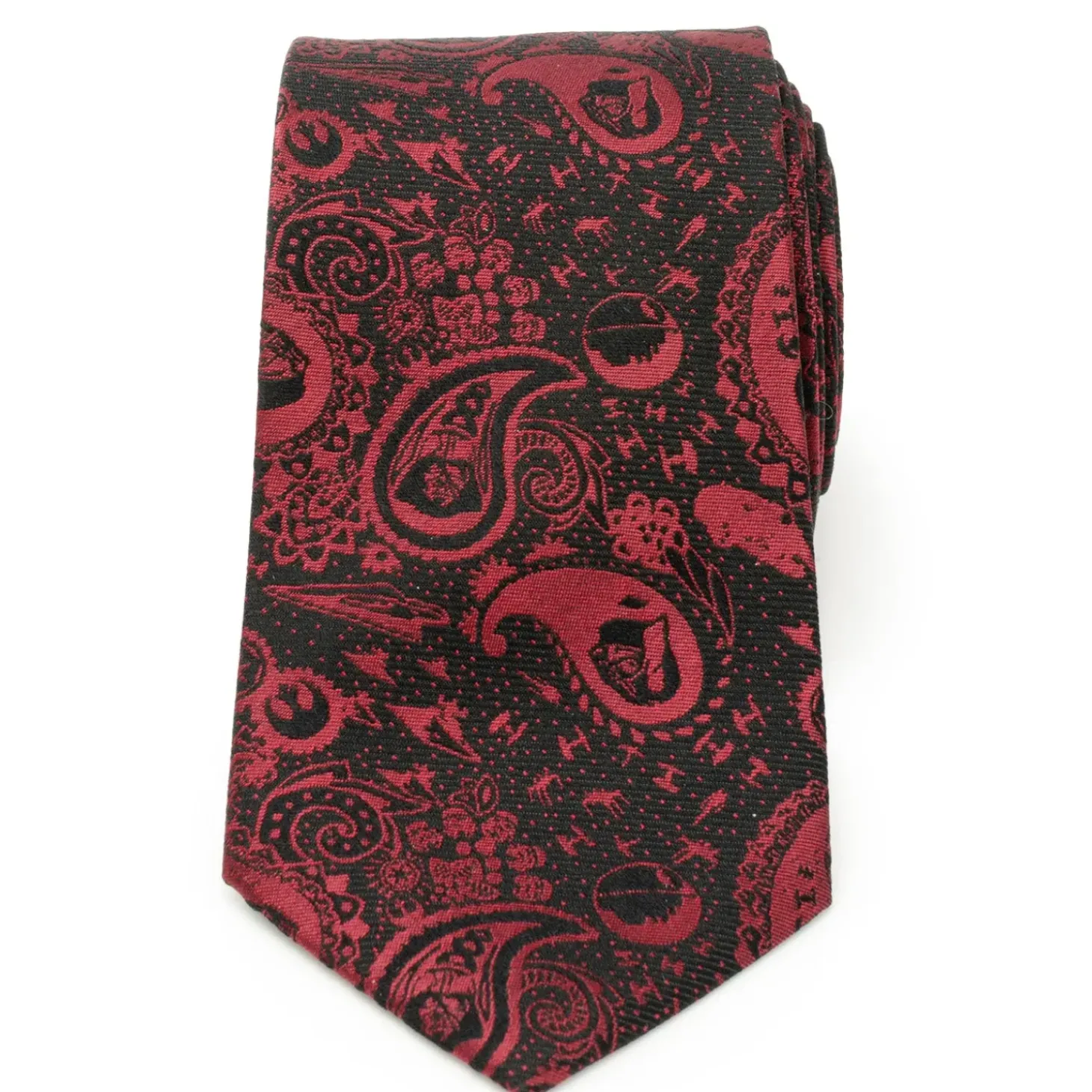 Star Wars Vader Paisley Black and Red Men's Tie