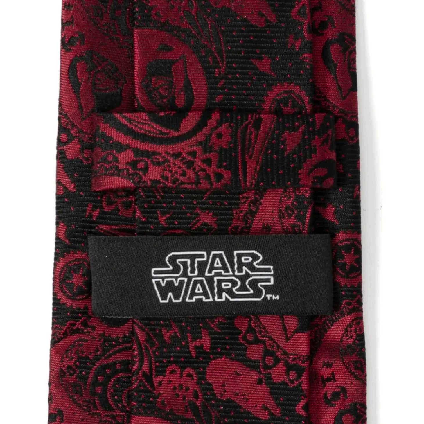 Star Wars Vader Paisley Black and Red Men's Tie