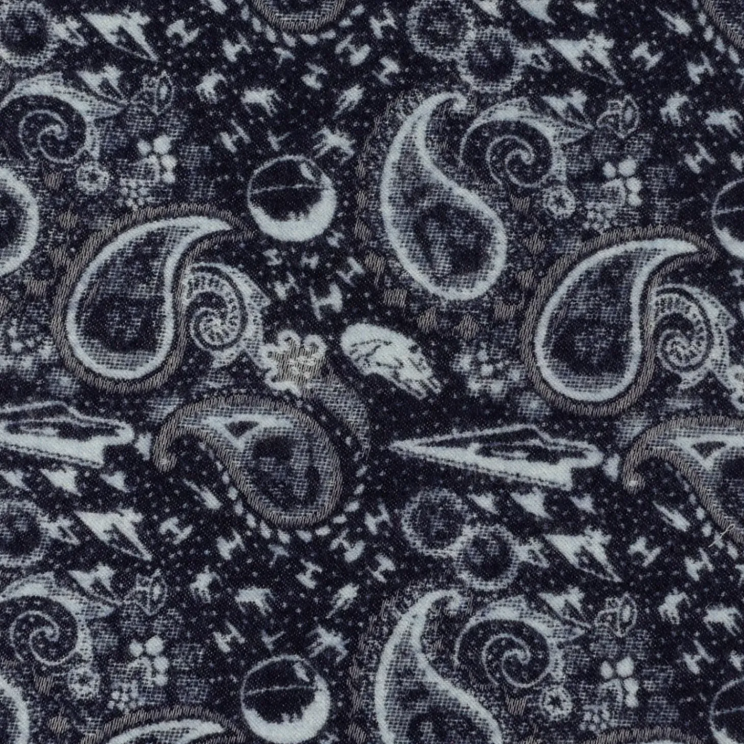 Star Wars Vader Paisley Blue and Gray Scarf