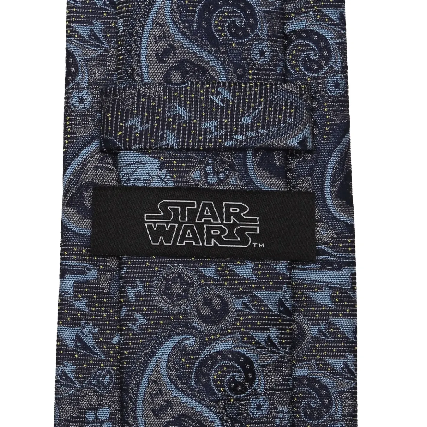 Star Wars Vader Paisley Blue and Gray Men's Tie