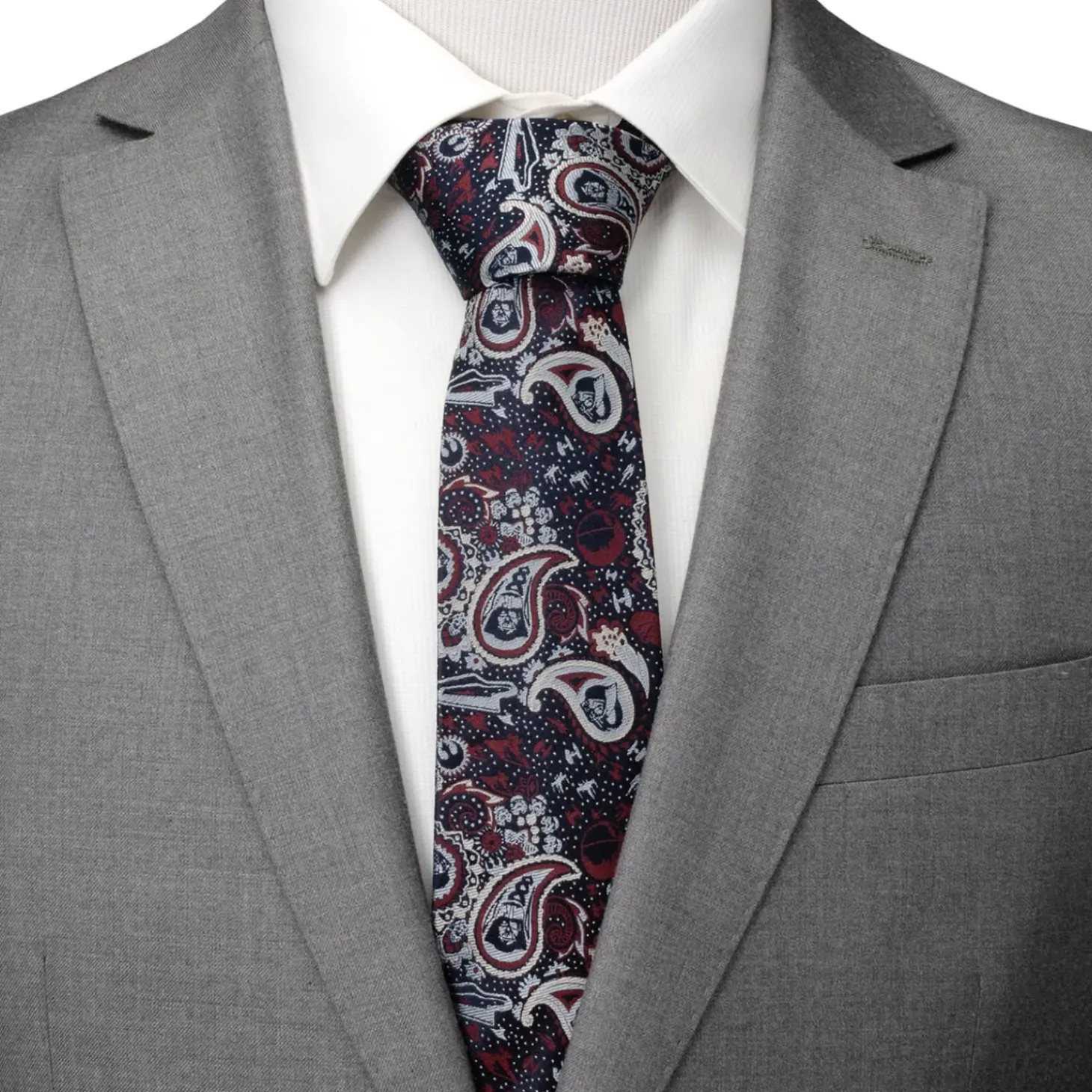 Star Wars Vader Paisley Navy Multi Men's Tie